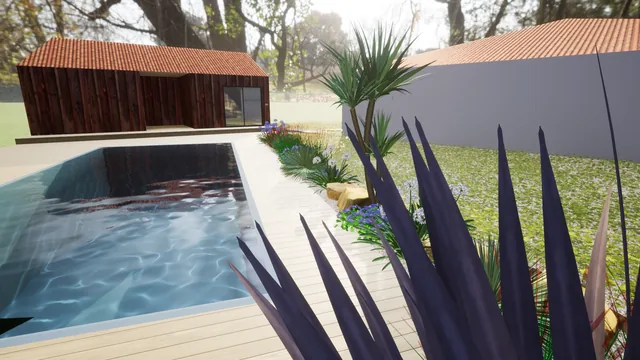 Étude paysagère 3D — vue perspective